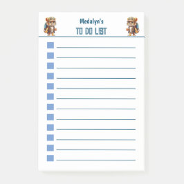 Bloco De Notas Filhote de Tigre Alegre com Mochila e Bebendo