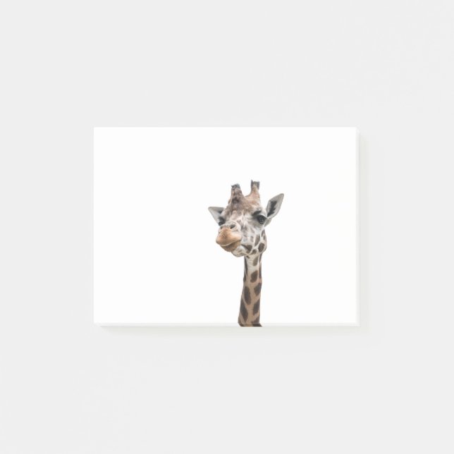 Bloco De Notas Fim-acima de uma cara lindo do girafa (Frente)