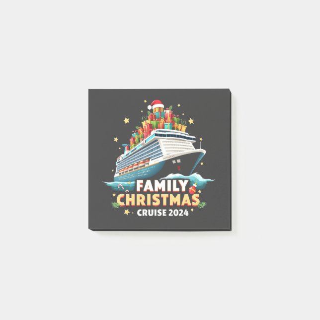 Bloco De Notas Fim de Natal Familiar 2024 (Frente)