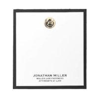 Firma de Lei de Quadro Preto do Logotipo Dourado P