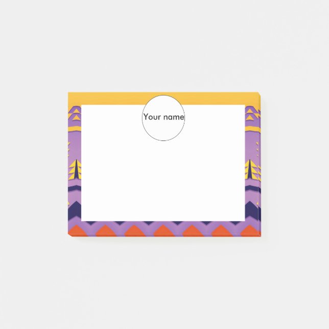 Bloco De Notas Firmes e ondas (Frente)