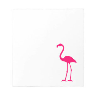 Bloco De Notas Flamingo cor-de-rosa brilhante
