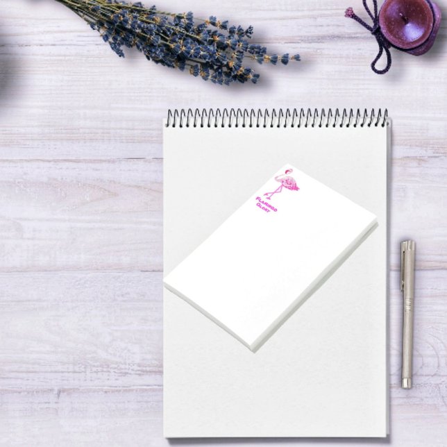 Bloco De Notas Flamingo Glory (Jot down memos to your loved ones, with these Flamingo Glory Post It Notes!)