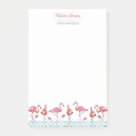 Bloco De Notas Flamingo | Notas | Notas adesivas
