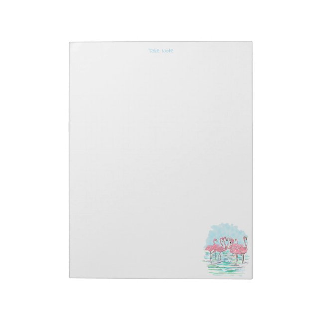 Bloco De Notas Flamingo Notepad (Invertido)