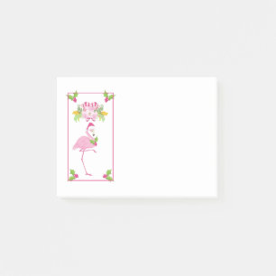 Bloco De Notas Flamingo Rosa Natal Tropical
