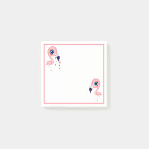 Bloco De Notas Flamingos Cute