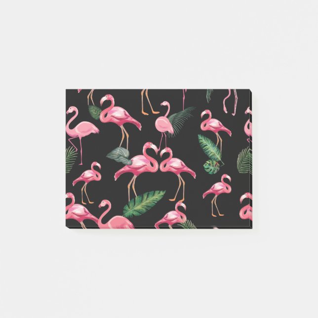 Bloco De Notas Flamingos Love Standard 4 (Frente)