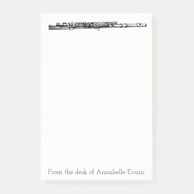 Bloco De Notas Flauta (Frente)