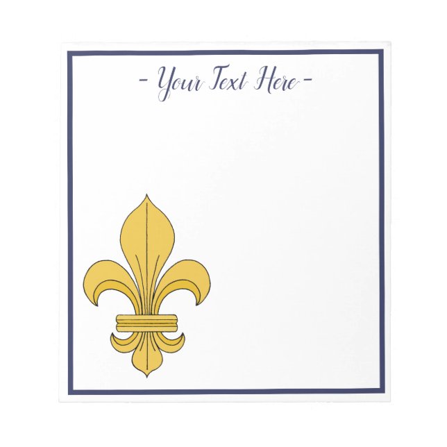 Bloco De Notas Fleur-de-lis (Frente)