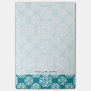 Bloco De Notas Floco de neve floral do inverno
