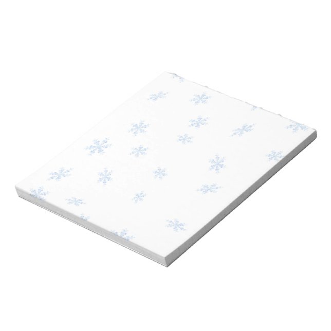 Bloco De Notas Flocos de neve (Invertido)