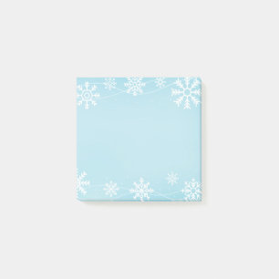 Bloco De Notas Flocos de neve de Cargo--Nota-Feriado
