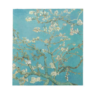 Bloco De Notas Flor de Amêndoa de Van gogh
