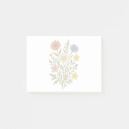 Bloco De Notas Flor de Campo Vintage