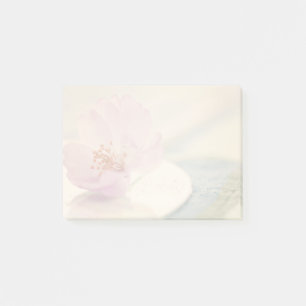 Bloco De Notas Flor de Cerejeira Rosa Suave