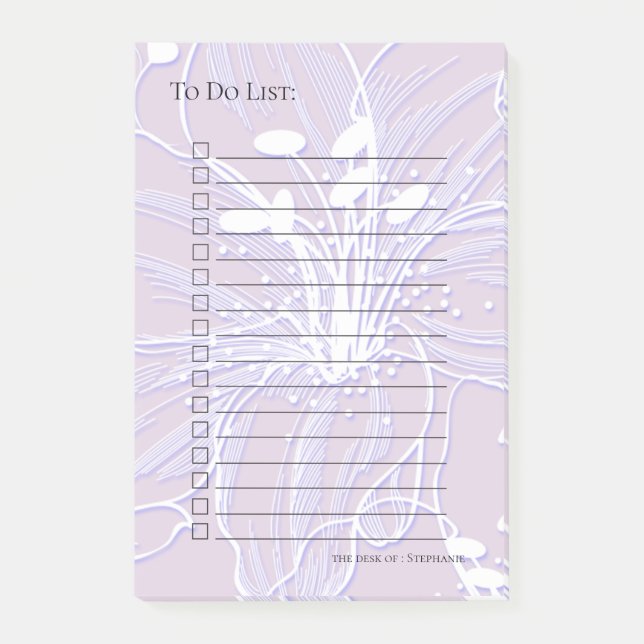 Bloco De Notas Flor de Hibisco Grande ESCOLHA COR (Frente)