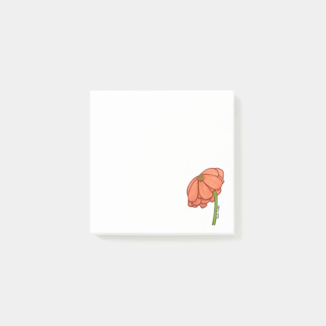 Bloco De Notas Flor de Laranja (Frente)