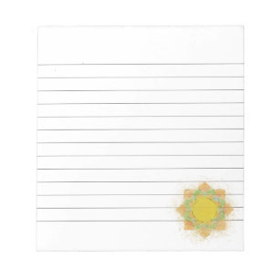 Bloco De Notas Flor de Lotus Éreal Vinculada