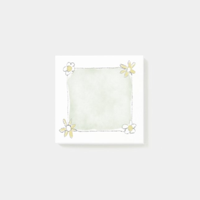Bloco De Notas Flor Post-it (Frente)