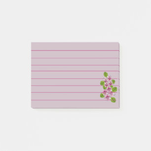 Bloco de Notas Flor Rosa