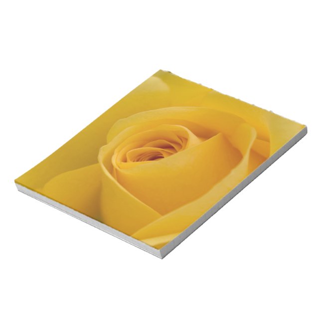 Bloco De Notas Flor Rosa Amarelo (Invertido)