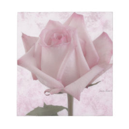 Bloco De Notas Flor Rosa Rosa Rosa Suave