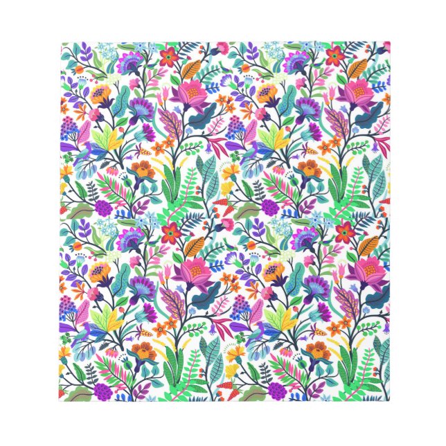 Bloco De Notas Floral (Frente)