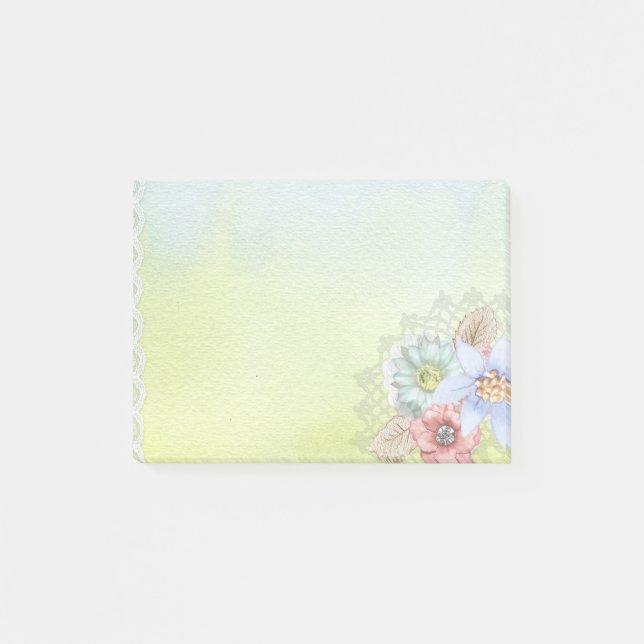 Bloco De Notas Floral (Frente)