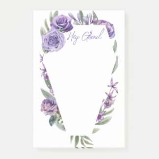 Bloco De Notas Floral Coffin Invitation Business Cards