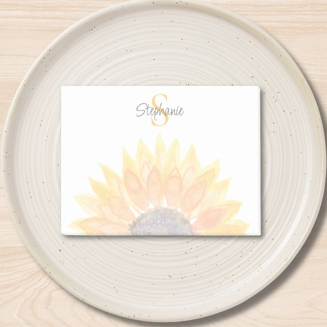 Bloco De Notas Floral Monograma (Criador carregado)