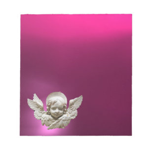 Bloco De Notas FLORENTINE RENAISSANCE ANGEL, Rosa, Fuchsia