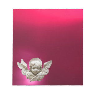 Bloco De Notas FLORENTINE RENAISSANCE ANGEL, Rosa, Fuchsia
