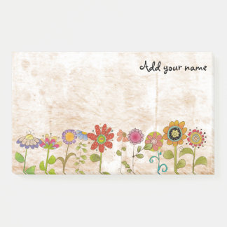 Bloco De Notas Flores