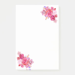 Bloco De Notas Flores +