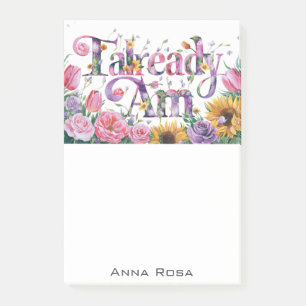 Bloco De Notas *~* Flores 13 JÁ AM AP85 Manifesto