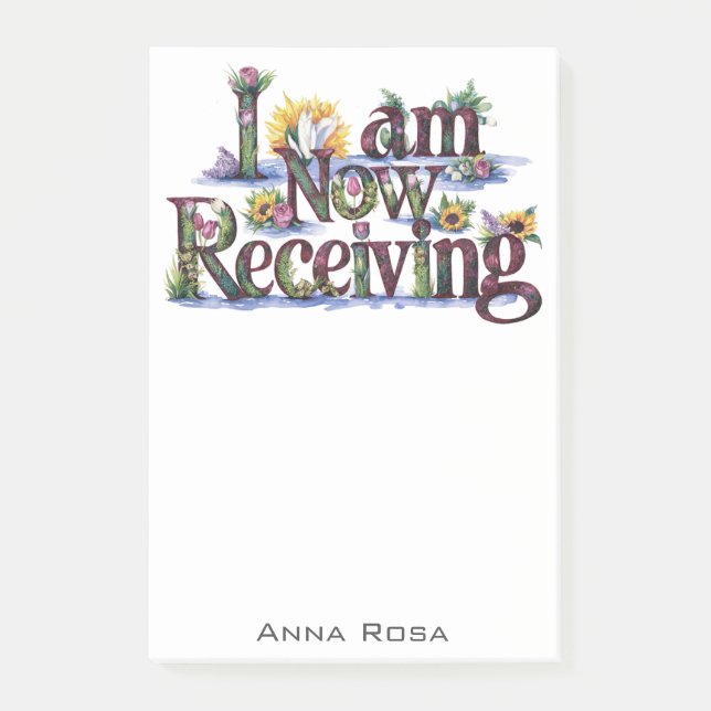 Bloco De Notas *~* Flores 21 ESTOU RECEBENDO Manifestação AP85 (Frente)