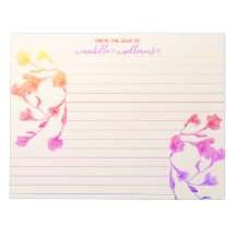 Flores Aquecidas De Cores Aquáticas Vinculadas