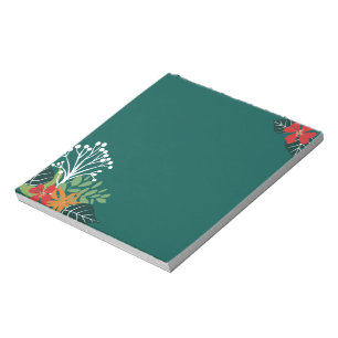 Bloco De Notas Flores de Florestas Selvagens