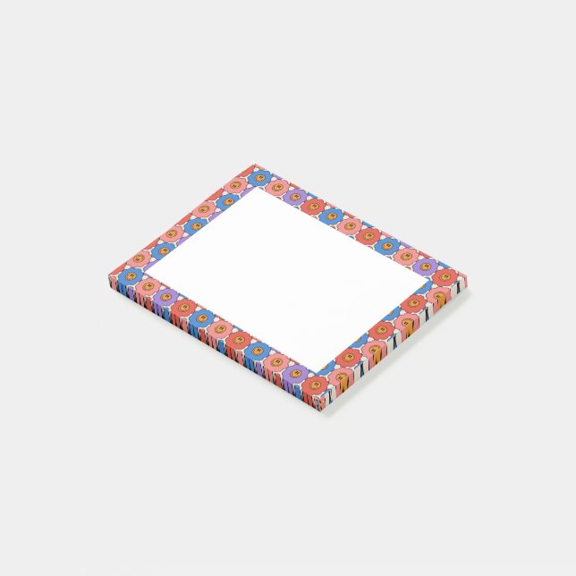 Bloco De Notas Flores de Sorriso (Inclinado)