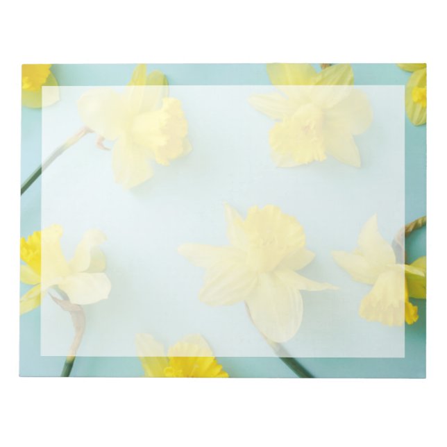 Bloco De Notas Flores | Espadins amarelos (Frente)