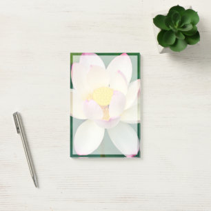Bloco De Notas Flores   Flor de Água Lotus