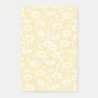 Bloco De Notas Flores Frescas | Neutro - Creme de Manteiga