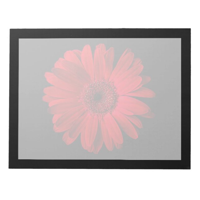 Bloco De Notas Flores | Gerbera Amarela Vermelha (Frente)