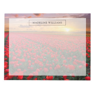 Bloco De Notas Flores Jardim Botânico Holanda