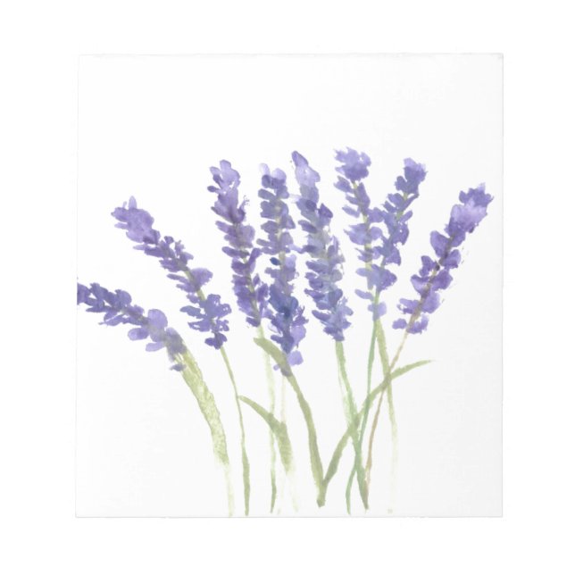 Bloco De Notas Flores lavandas (Frente)