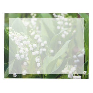 Bloco De Notas Flores   Lily da Suecia do Vale