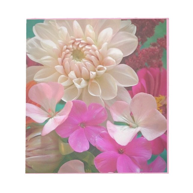 Bloco De Notas Flores Maravilhosas (Frente)