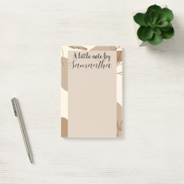 Bloco De Notas Flores minimalistas personalizadas