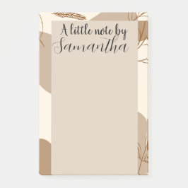 Bloco De Notas Flores minimalistas personalizadas